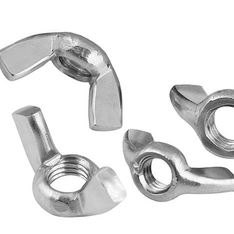 SS304 SS316 A2-70 A4-80 Bright Butterfly Nuts And Washers