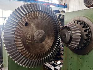Quality Gear Shaping Straight Bevel Gear Set Of Cone Crusher For Mining Equipment wholesale