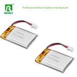 552535 3.7v 7.4v 420mAh 430mAh Lithium Ion Battery Cell Continuous Discharging