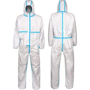 Quality PPE COVID-19 Anti Virus disposable Protective Suit Medical Clothing wholesale