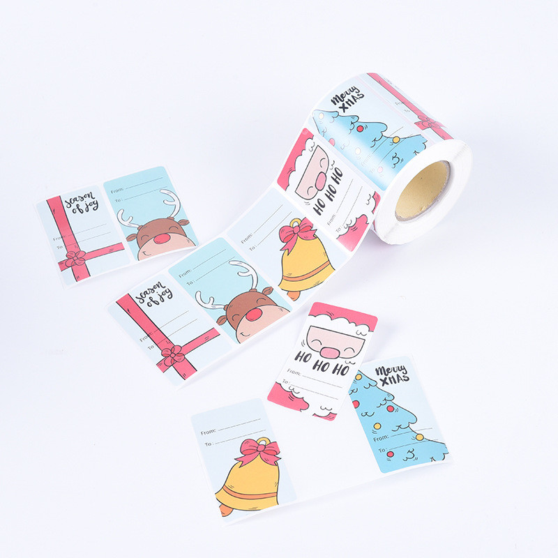Colorful Printed Paper Sticker , Gloss Cosmetics Printable Vinyl Sticker