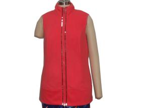 Quality Trendy Beading Ladies Sleeveless Cardigan Waistcoats , Womens Sleeveless Vest Jacket wholesale