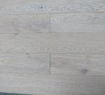 white stained brushed European Oak engineered wood flooring, color R