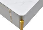 Light Luxury Rock Slab TV Unit And Coffee Table