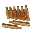 Threaded Brass Male Female Hex Standoffs M3 4-60mm Length For Lamps