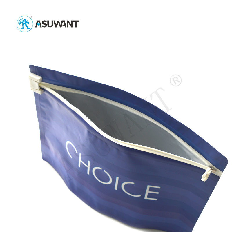 Plastic Stand Up Mylar Child Proof Zipper Bags Marijuana / Tobacco Applied