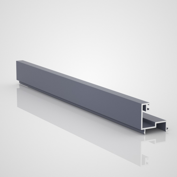 6.5M Electrophoresis Powder Coated Extruded Aluminum With ISO14001 Certificate