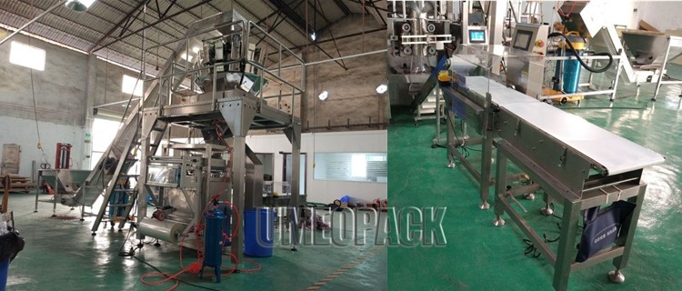 Automatic grocery weight packing line machine