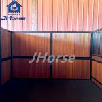 2.2m European Horse Stalls Swing Door Or Sliding Door Bamboo Fill In Wood