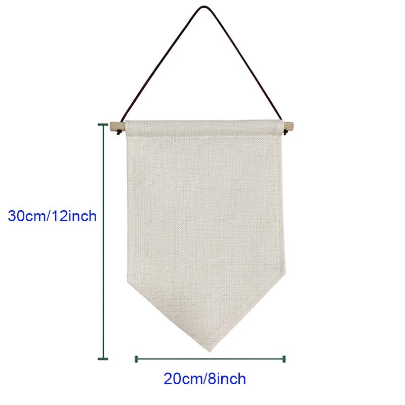 Printable Decorative Sublimation Sublimation Linen Flag For DIY Photos Printing