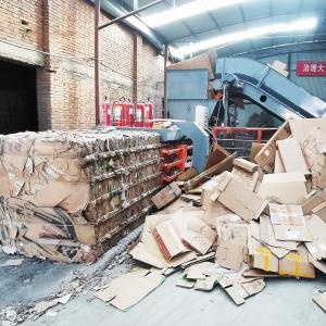 Quality Hydraulic Carton Compress Baler Machine Paper Waste Plastic Pet Baling Press Machine wholesale