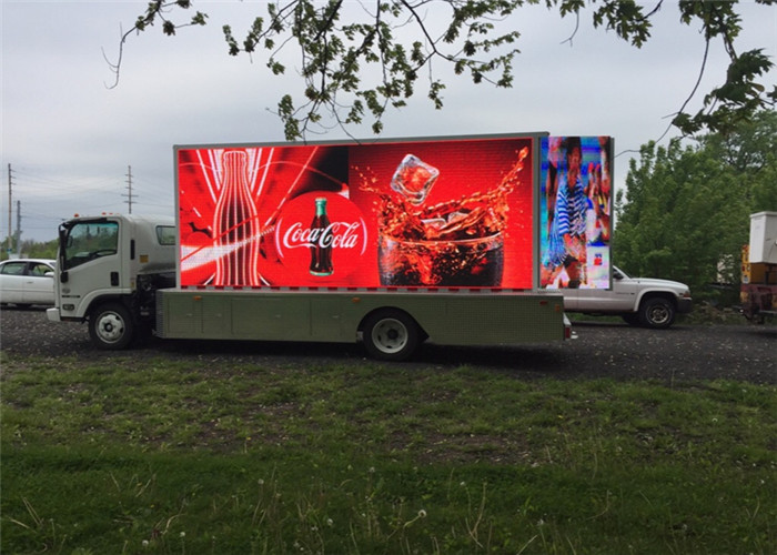 IP65 4mm Trailer LED Display , SMD1921 Billboard Led Display High Brightness