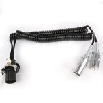 Lightweight Trailer Cable With Nylon Plug And Metal Cable Holder 24v Voltage