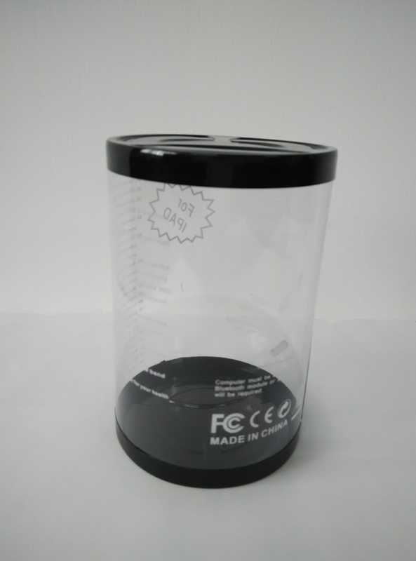 Transparent cylinder type blister packaging