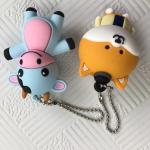 Personalized Cute PVC Anime Figures Keychain Charm Accessories