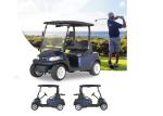 Dark Blue 48V 2 Person Golf Cart , Motorised Golf Carts Aluminum Chassis