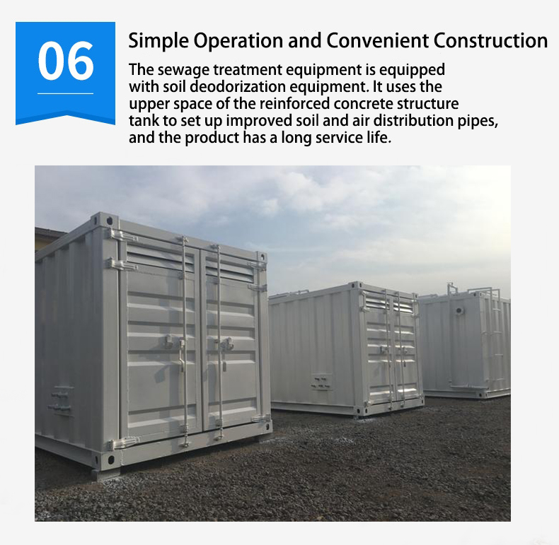 Capacity Of 50m3-1000m3/Day Water Recycling Plant With Customized Integrated Compact STP MBBR MBR Sewage Treatment