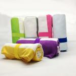OEM Summer Sublimation Microfiber Suede Towel Striped Pool Towels 80X160