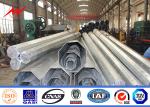 90FT 132kv Galvanized Electrical Steel Power Pole For Distribution Line