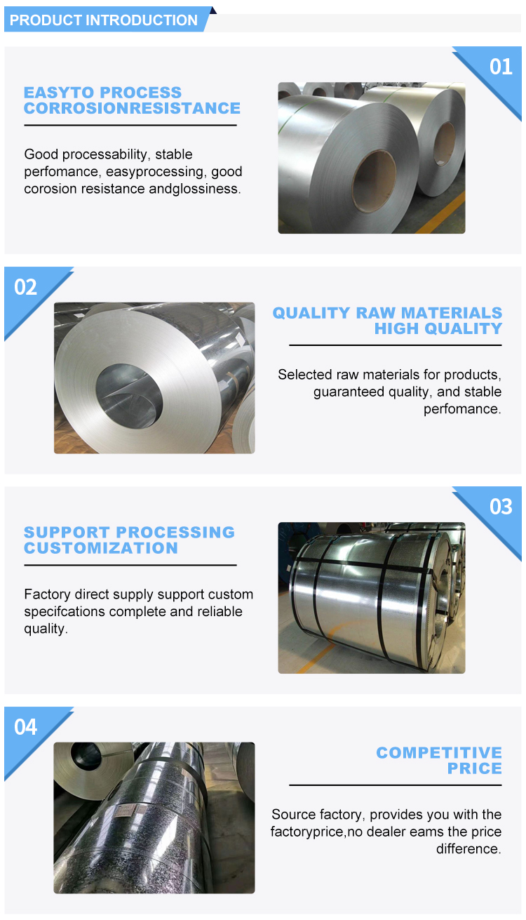 Technique Cold Rolled Based Custom Dx51d Dx52d Dx53d Galvanized Steel Coil Sheet Plate for Fences Ideal Perfect