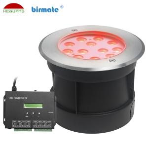 Quality PAR56 Pool SMD3535 RGB LED Ground Lights 12W VDE Wire wholesale