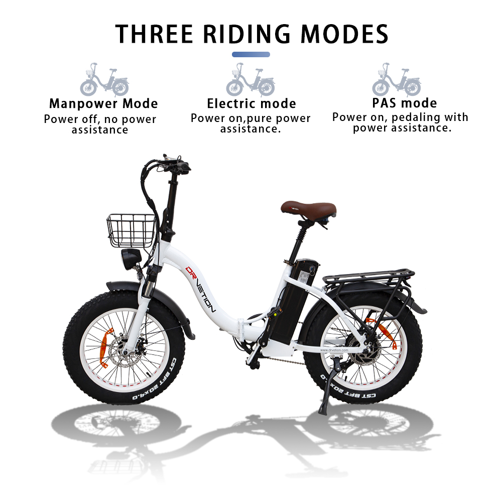 45 Km/h Max Speed Fast Folding Electric City Mountain Bicycle With Integrated Battery