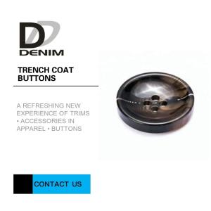 Quality 28L 32L Trench Coat Buttons 4 Holes Round Shaped ISO 9001 Approved wholesale