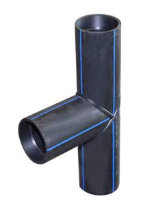 Quality DN125-DN1200 PE80 PE100 Mitred Equal Tee HDPE Fabricated Fittings wholesale