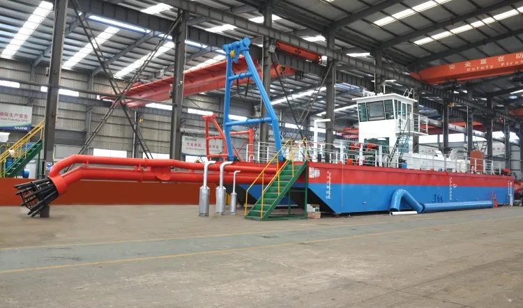 JULONG New Type Jet Suction Dredger River Sand Dredging Machine 500 M3/Hr 6 M Depth