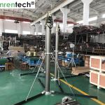 15m lockable pneumatic telescopic mast 15kg payloads NR-2750-15000-15L-aluminum