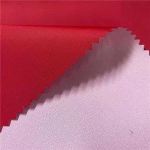 Quality 75DX320D Taslon Recycled Polyester Material 189T 144gsm 150cm Milky Coating wholesale