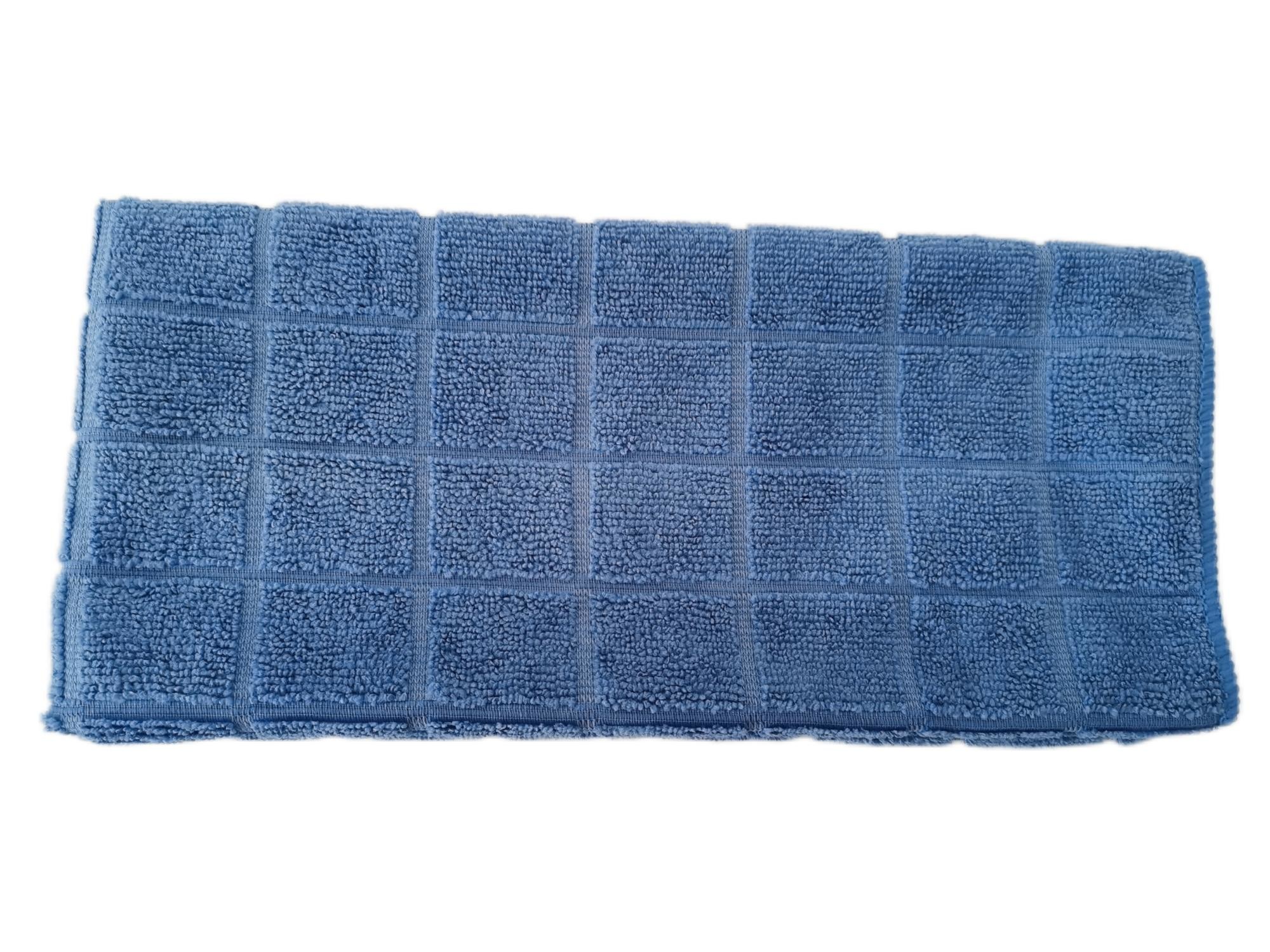 Soft Big Grid Warp Cloths Microfiber Kitchen Cleaning Cloth Dish Washing Towel