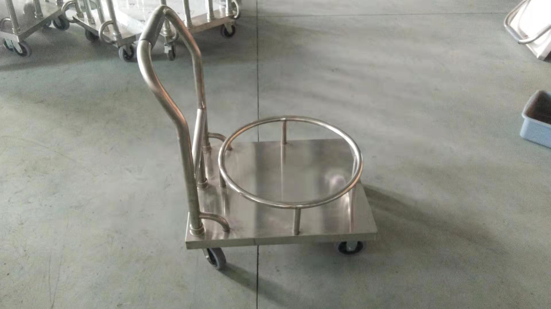 stainless steel flat trolley folded specification will be check the products details