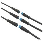 Plastic Overmolded Waterproof Cable Assemblies 6Ft Length Self Lock Style