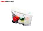 Aluminum Laminated Clear Plastic Produce Bags , Zipper Transparent Packaging