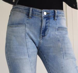 Quality 10oz 339g Poly Cotton Lycra Fabric Cotton Polyester Elastane Fabric For Women Jeans wholesale