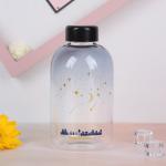Single Wall High Borosilicate Glass Drink Water Bottle Personalized