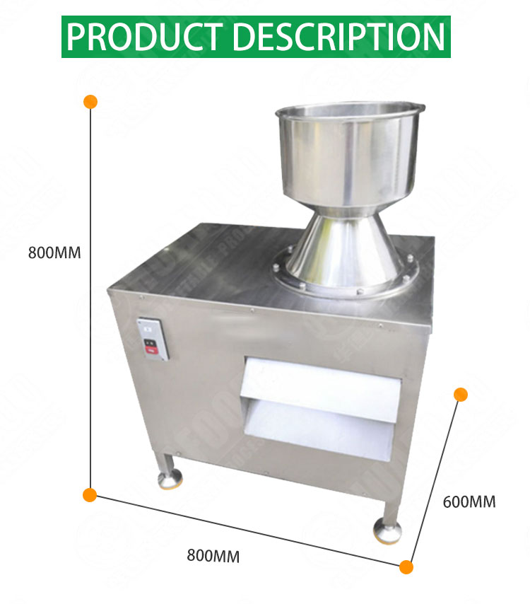 Stainless Steel Assava Flour Making Machine Multifunction 3800 R/Min