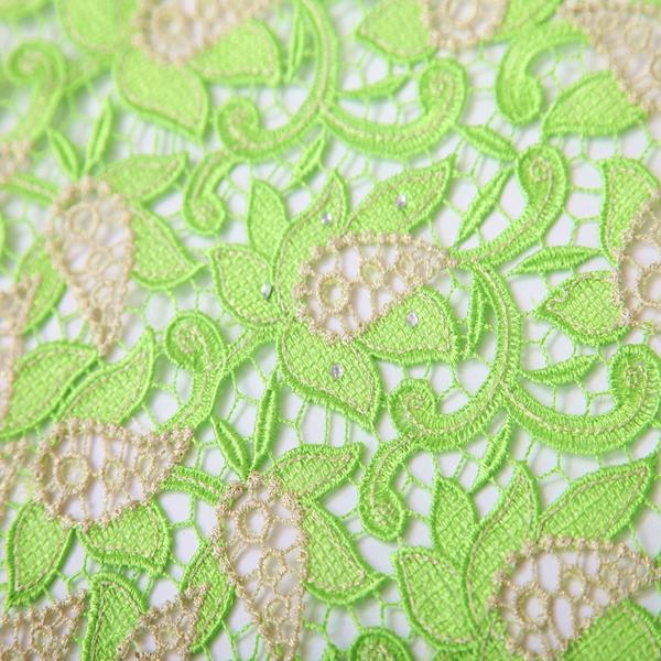 F50251 Latest design customizable embroidery chemical lace fabric/ african lace