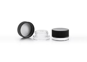 Quality 5g 7g Cosmetic Glass Jar With Crc Compression Rotation Cap wholesale