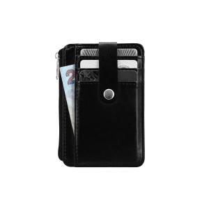 Quality Minimalist Thin Leather Credit Card Holder Size 80 * 110 Mm Travel Carry Friendly wholesale