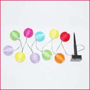 Quality Solar LED Nylon Lantern Chain Round wholesale