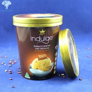 Quality 16Oz Ice Cream Paper Cup Recyclable Frozen Food Packaging wholesale