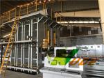 Synchronous Short Cycle Melamine Press Machine , Laminate Flooring Production