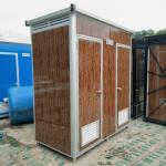 Fast Assembled Portable Bathroom Cabin , Restroom Portable Washroom Cabin