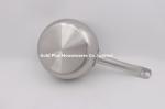18cm Cookware metal saucepan cooking pot with steel handle stainless steel