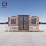 Earthquake Grade 8 Double Wing Steel Structure Container Prefab House