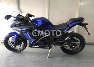 Quality Durable Street Legal Motorcycle , Blue Black Small Street Motorcycles wholesale