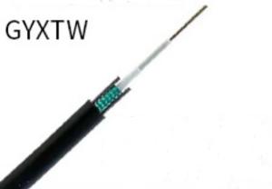 Quality Aerial 8 Core Fiber Optic Cable Single Mode GYXTW Armored Optical Cable wholesale