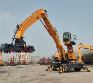 Quality Electic Fuel Power Material Handling Wheeled Crane WLYS35 Grab Crane wholesale